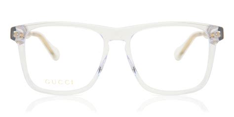 lunette gucci en or|lunette Gucci transparente.